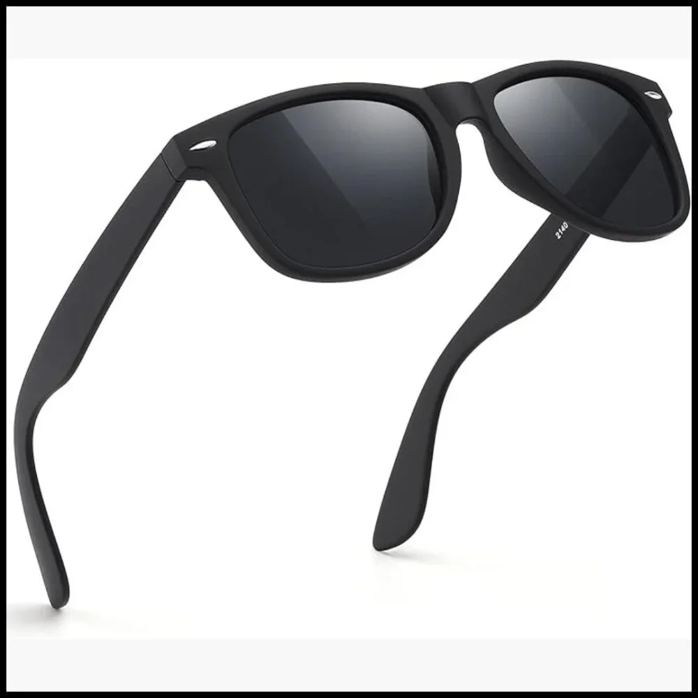 Polarized Retro Sunglasses with UV Protection for Driving Fishing